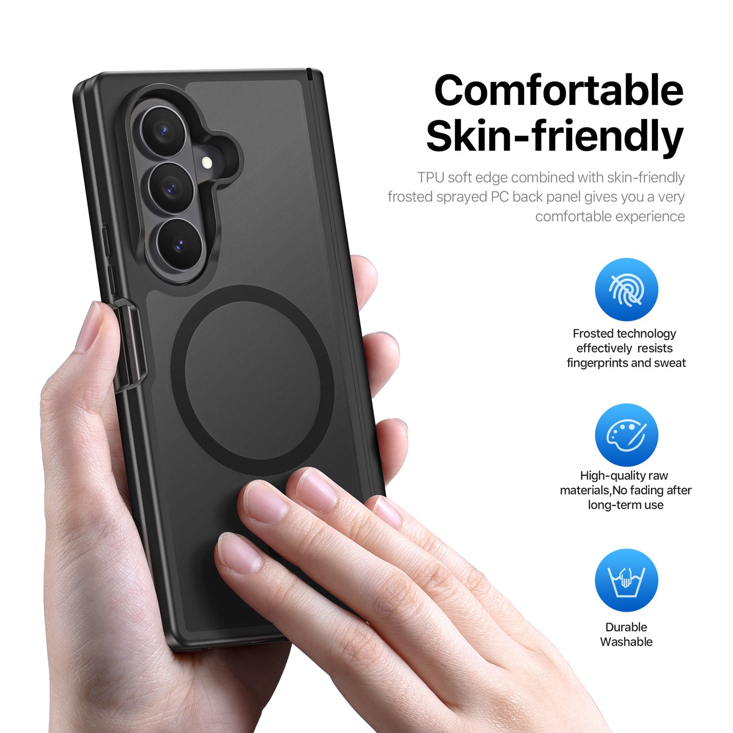 DUX DUCIS for Samsung Galaxy Z Fold8 Ultra Magnetic Case  Yind Series PC+TPU Phone Cover