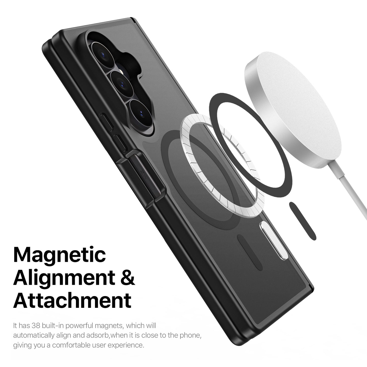 DUX DUCIS for Samsung Galaxy Z Fold8 Ultra Magnetic Case  Yind Series PC+TPU Phone Cover