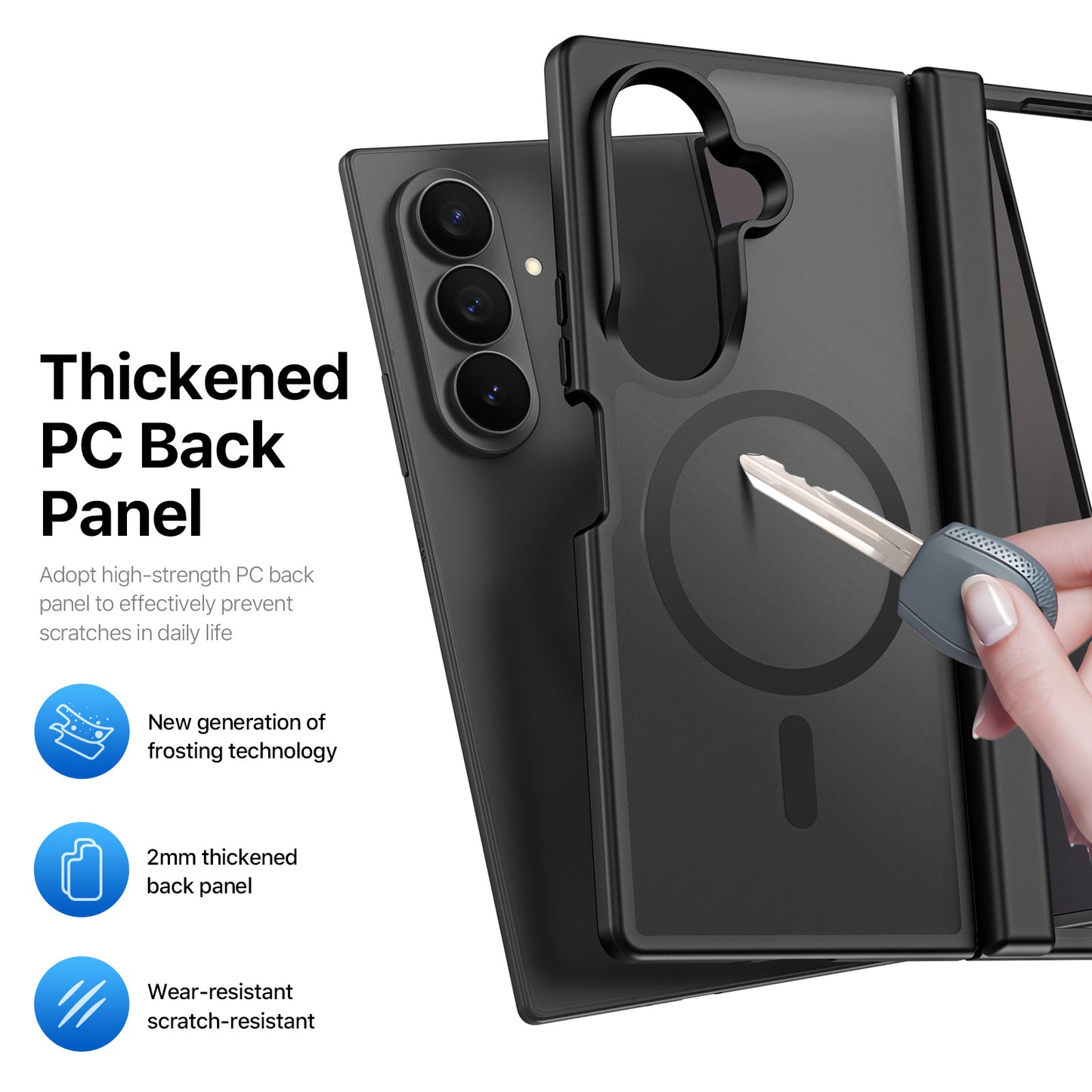 DUX DUCIS for Samsung Galaxy Z Fold8 Ultra Magnetic Case  Yind Series PC+TPU Phone Cover