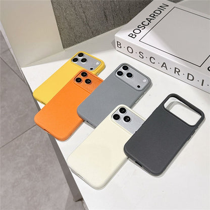 For iPhone 17 Pro Magnetic Case Matte Texture Anti-fingerprint Shockproof PC + TPU Phone Cover