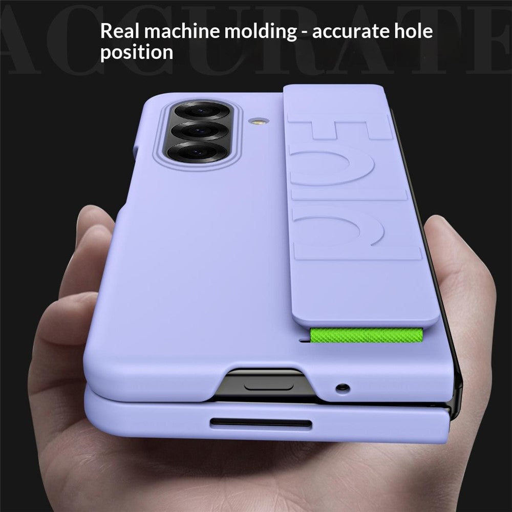 For Samsung Galaxy Z Fold8 Ultra 5G Case Wristband Rubberized Hard PC Phone Cover