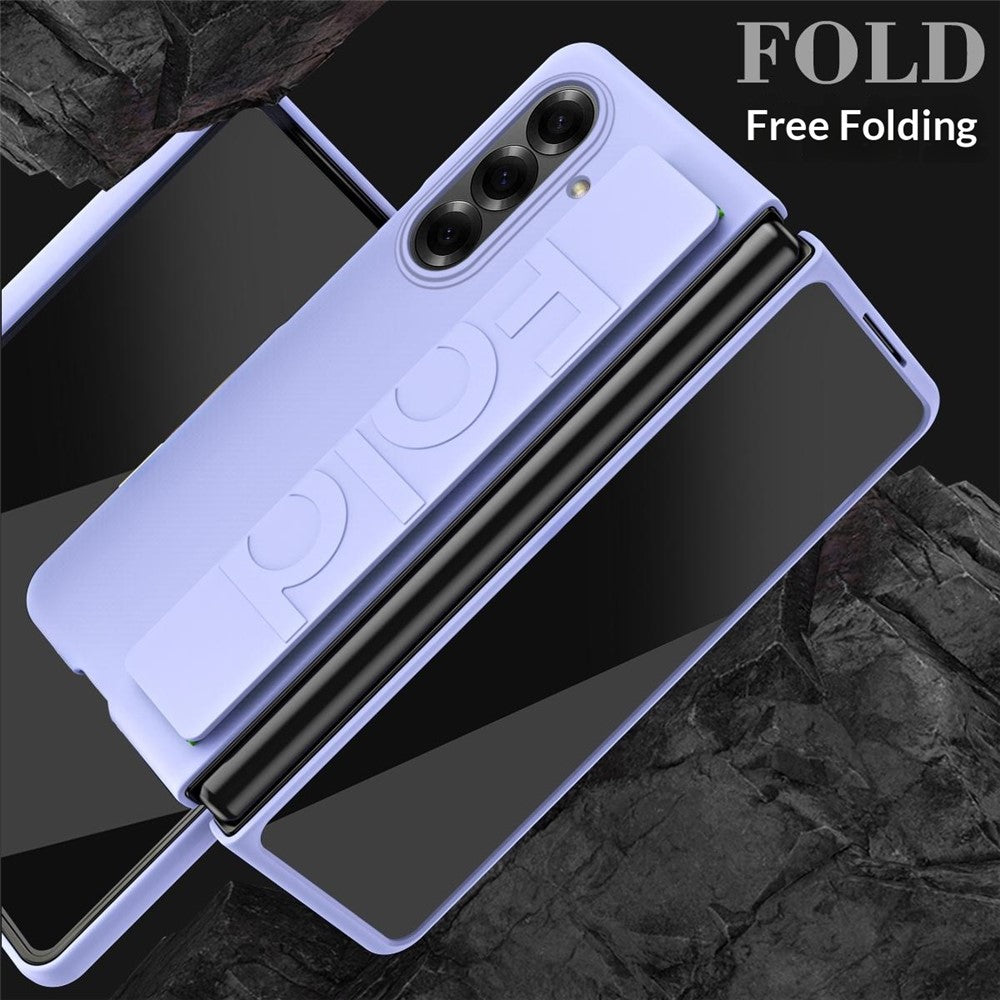 For Samsung Galaxy Z Fold8 Ultra 5G Case Wristband Rubberized Hard PC Phone Cover