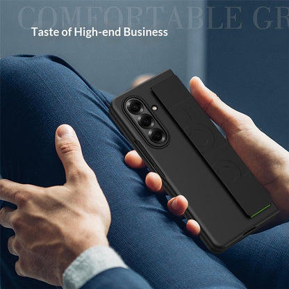 For Samsung Galaxy Z Fold8 Ultra 5G Case Wristband Rubberized Hard PC Phone Cover