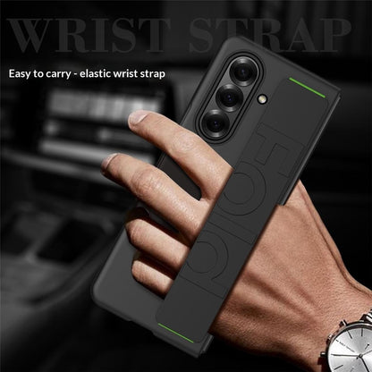 For Samsung Galaxy Z Fold8 Ultra 5G Case Wristband Rubberized Hard PC Phone Cover