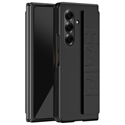 For Samsung Galaxy Z Fold8 Ultra 5G Case Wristband Rubberized Hard PC Phone Cover