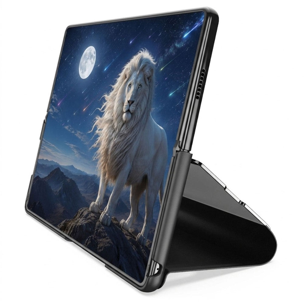 For Samsung Galaxy Z Fold8 Ultra Flip Leather Cover with Stand Full Body Protective Phone Case