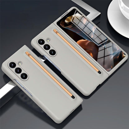 For Samsung Galaxy Z Fold8 Ultra Phone Case Hard PC Back Cover with Tempered Glass Film / Stylus