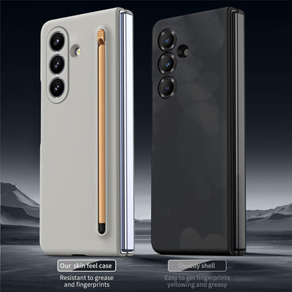 For Samsung Galaxy Z Fold8 Ultra Phone Case Hard PC Back Cover with Tempered Glass Film / Stylus