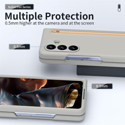 For Samsung Galaxy Z Fold8 Ultra Phone Case Hard PC Back Cover with Tempered Glass Film / Stylus