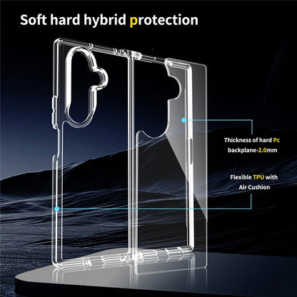 For Samsung Galaxy Z Fold8 Ultra Clear Phone Case TPU+Acrylic Shockproof Phone Back Cover