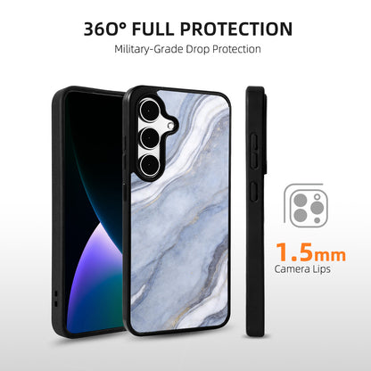 EYCASE for Samsung Galaxy S26+ Magnetic Case Marble Pattern TPU + Acrylic Shockproof Phone Cover