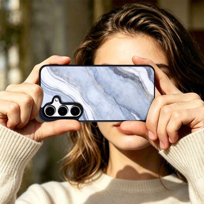 EYCASE for Samsung Galaxy S26+ Magnetic Case Marble Pattern TPU + Acrylic Shockproof Phone Cover