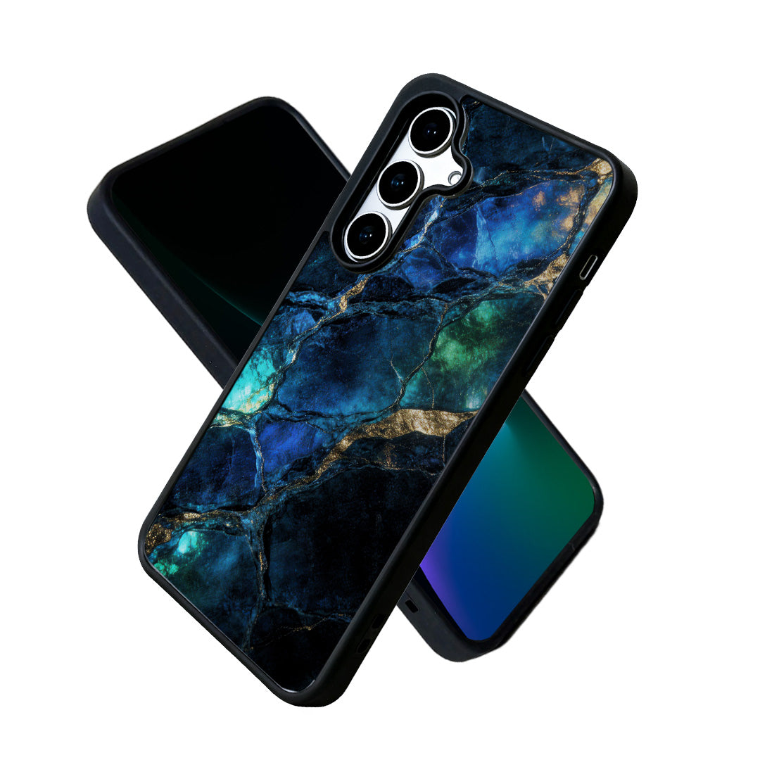 EYCASE for Samsung Galaxy S26+ Magnetic Case Marble Pattern TPU + Acrylic Shockproof Phone Cover
