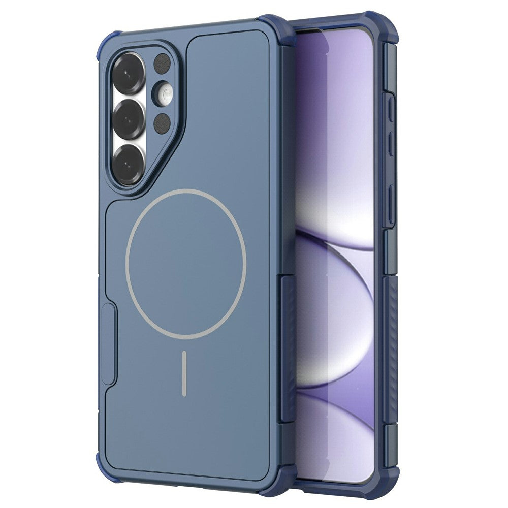 For Samsung Galaxy S26+ Magnetic Case Shockproof Airbag PC+TPU Phone Cover