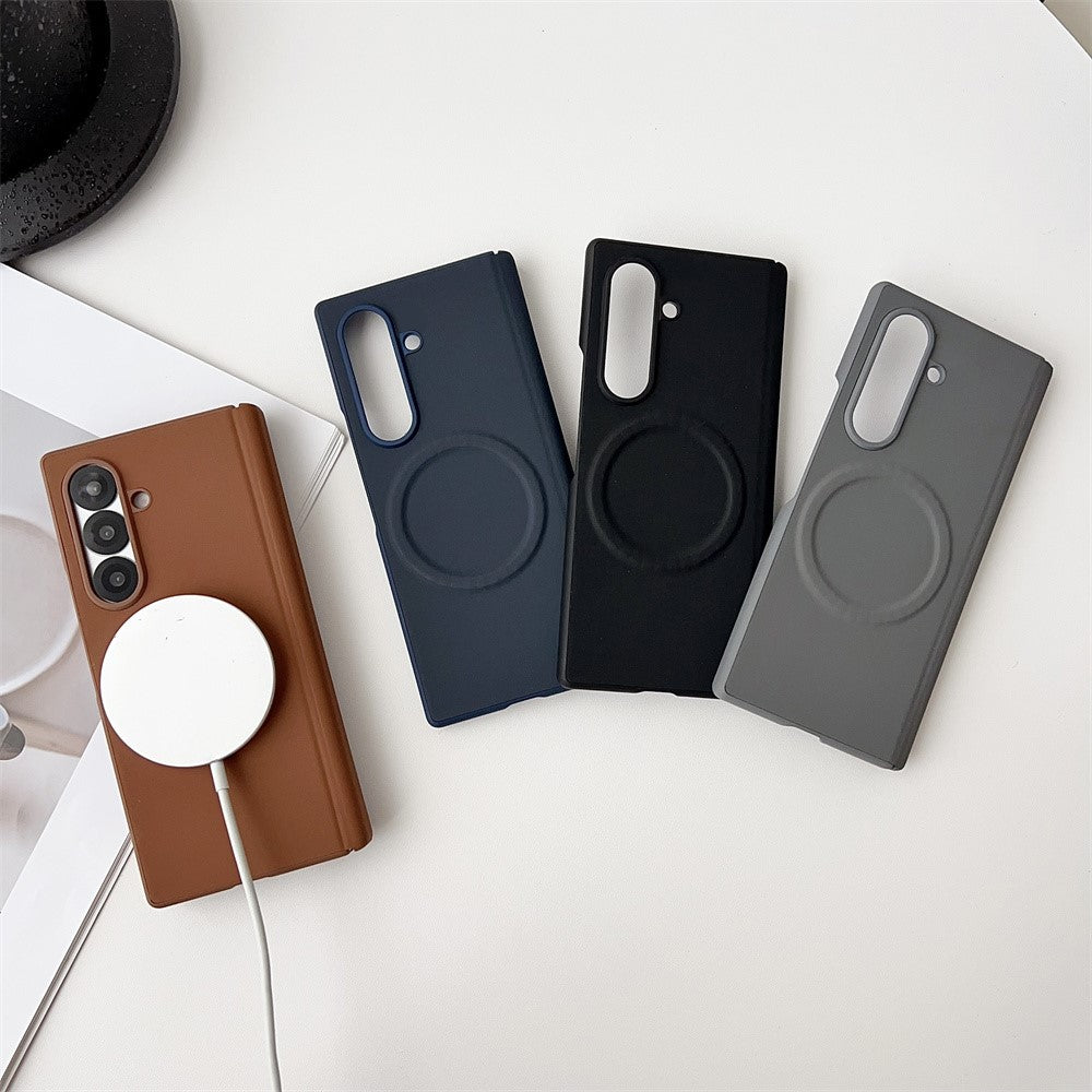 For Samsung Galaxy Z Fold8 Ultra Magnetic Case PU Leather + PC Protective Phone Cover