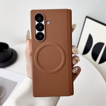 For Samsung Galaxy Z Fold8 Ultra Magnetic Case PU Leather + PC Protective Phone Cover