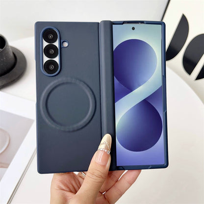 For Samsung Galaxy Z Fold8 Ultra Magnetic Case PU Leather + PC Protective Phone Cover