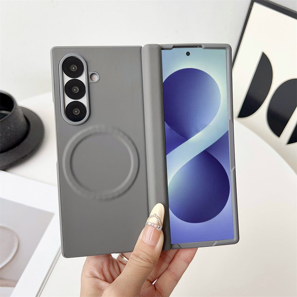 For Samsung Galaxy Z Fold8 Ultra Magnetic Case PU Leather + PC Protective Phone Cover