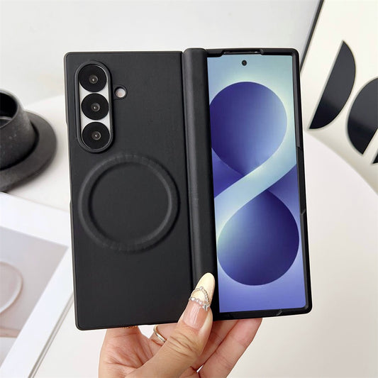 For Samsung Galaxy Z Fold8 Ultra Magnetic Case PU Leather + PC Protective Phone Cover