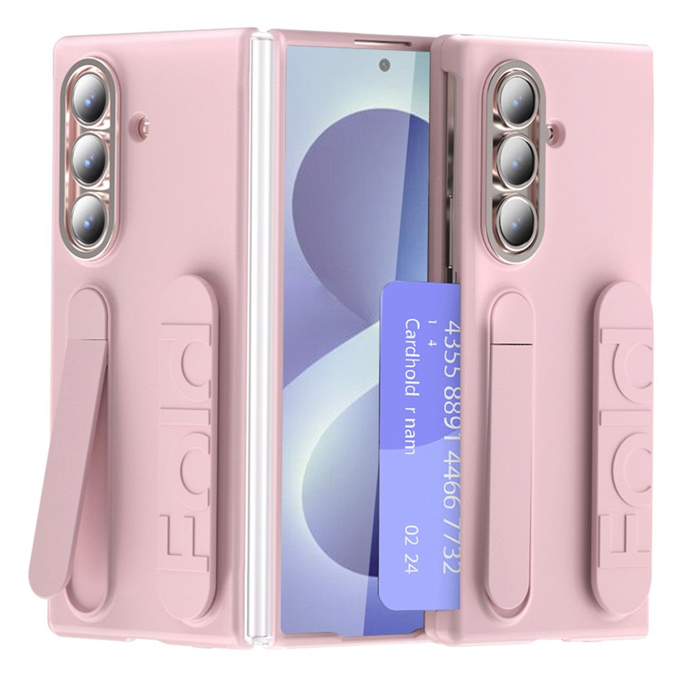 For Samsung Galaxy Z Fold8 Ultra Case Card Slot Kickstand Hinge Protection PC Shockproof Phone Cover