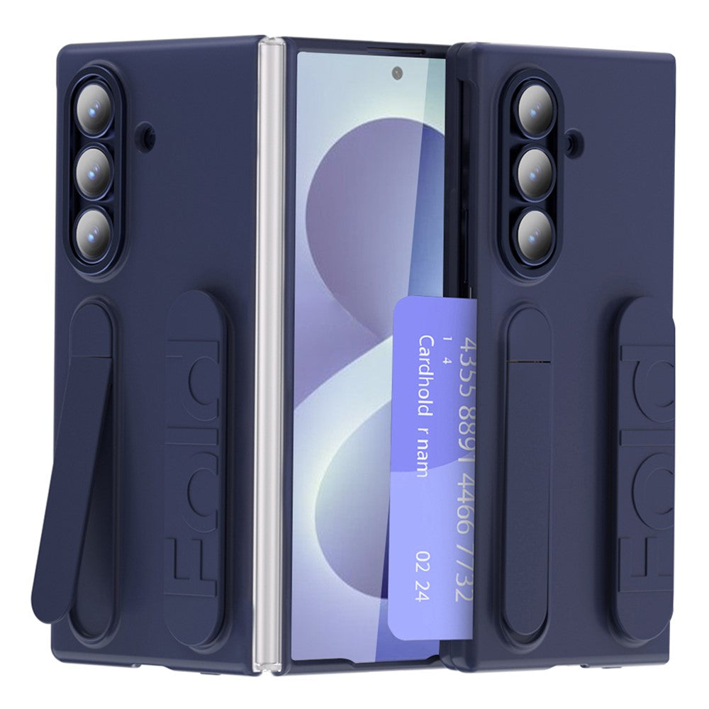 For Samsung Galaxy Z Fold8 Ultra Case Card Slot Kickstand Hinge Protection PC Shockproof Phone Cover