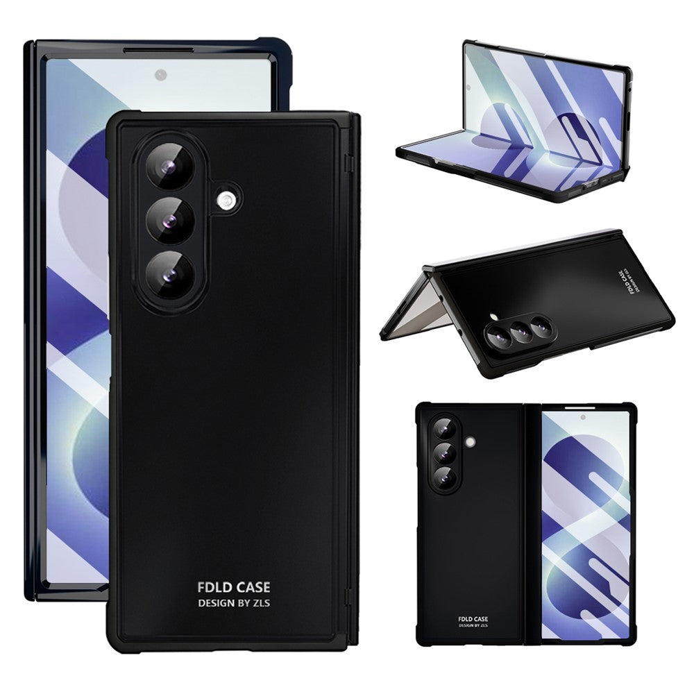 For Samsung Galaxy Z Fold8 Ultra Case Full Coverage PC + TPU Anti-drop Phone Cover with Tempered Glass Front Film