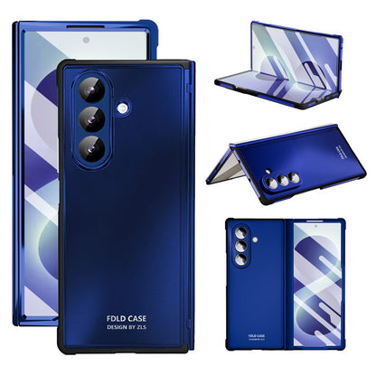 For Samsung Galaxy Z Fold8 Ultra Case Full Coverage PC + TPU Anti-drop Phone Cover with Tempered Glass Front Film