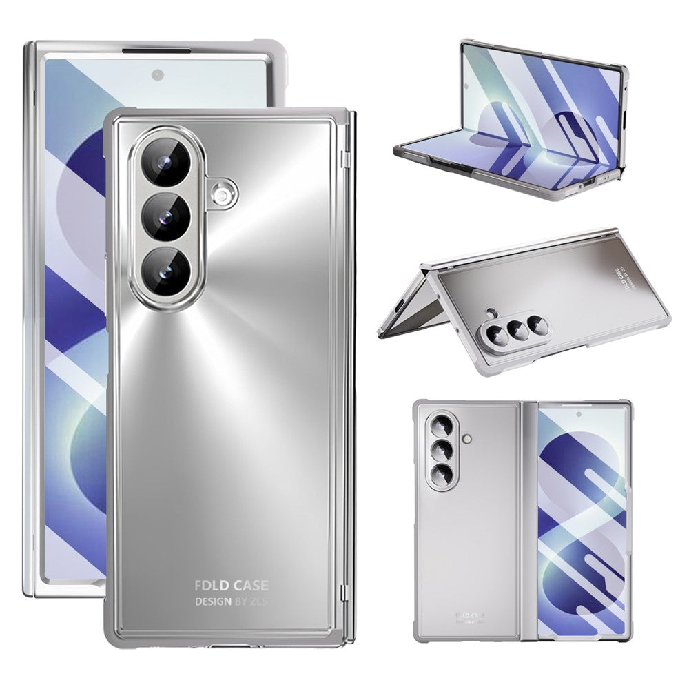 For Samsung Galaxy Z Fold8 Ultra Case Full Coverage PC + TPU Anti-drop Phone Cover with Tempered Glass Front Film