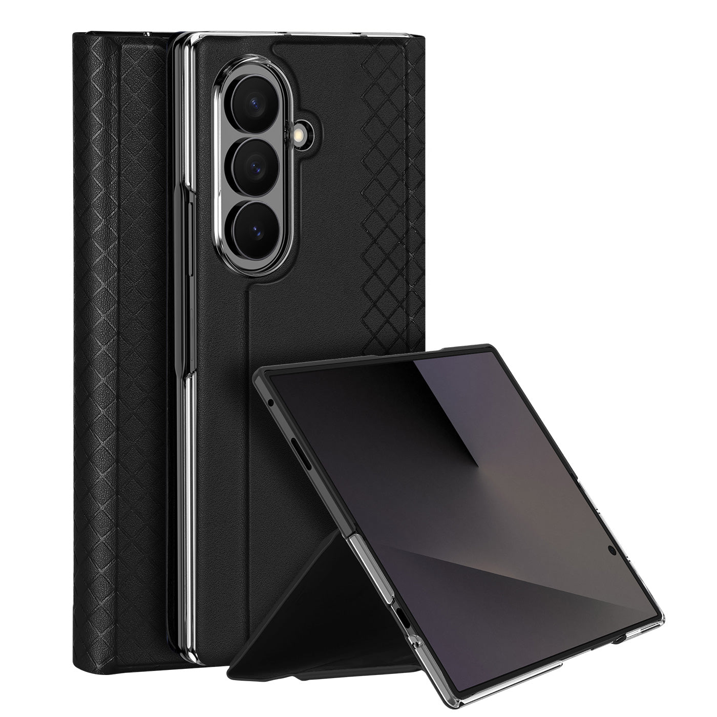 DUX DUCIS for Samsung Galaxy Z Fold8 Ultra Case  Bril Series Leather+PC Phone Cover with Stand