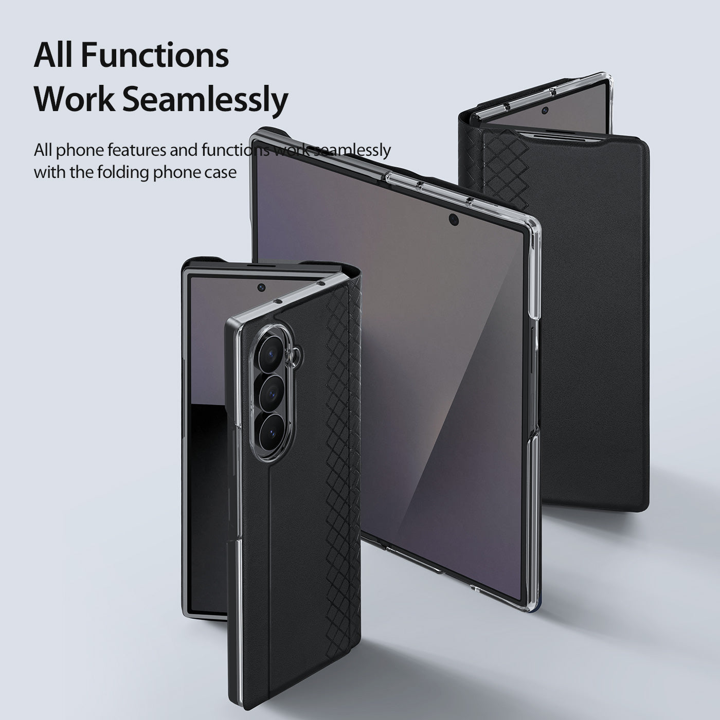 DUX DUCIS for Samsung Galaxy Z Fold8 Ultra Case  Bril Series Leather+PC Phone Cover with Stand