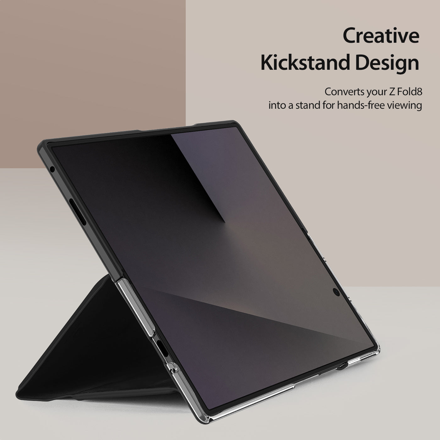 DUX DUCIS for Samsung Galaxy Z Fold8 Ultra Case  Bril Series Leather+PC Phone Cover with Stand