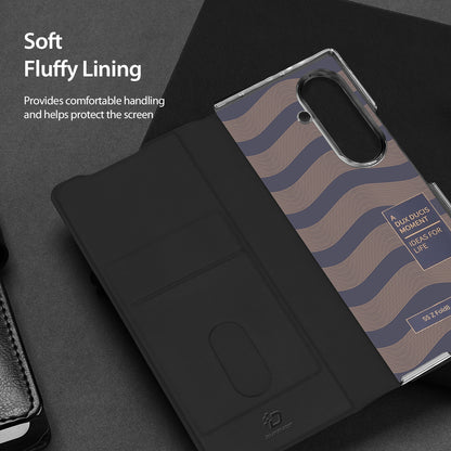 DUX DUCIS for Samsung Galaxy Z Fold8 Ultra Case  Bril Series Leather+PC Phone Cover with Stand