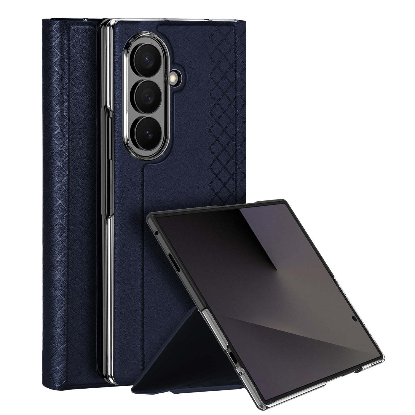 DUX DUCIS for Samsung Galaxy Z Fold8 Ultra Case  Bril Series Leather+PC Phone Cover with Stand
