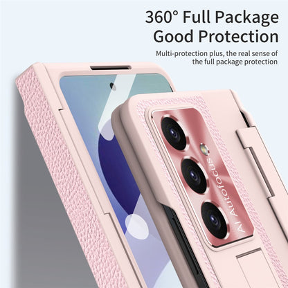For Samsung Galaxy Z Fold8 Ultra Case Leather + PC Full Protective Phone Cover Cover with Screen Protector