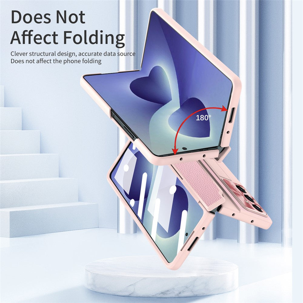 For Samsung Galaxy Z Fold8 Ultra Case Leather + PC Full Protective Phone Cover Cover with Screen Protector