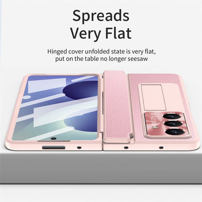 For Samsung Galaxy Z Fold8 Ultra Case Leather + PC Full Protective Phone Cover Cover with Screen Protector