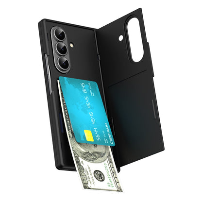 For Samsung Galaxy Z Fold8 Ultra Case with Tempered Glass Film Card Holder Stand Wallet Cover