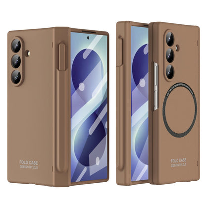 For Samsung Galaxy Z Fold8 Ultra Magnetic Case All-inclusive Shockproof Protective Cover with Tempered Glass Film / Stylus