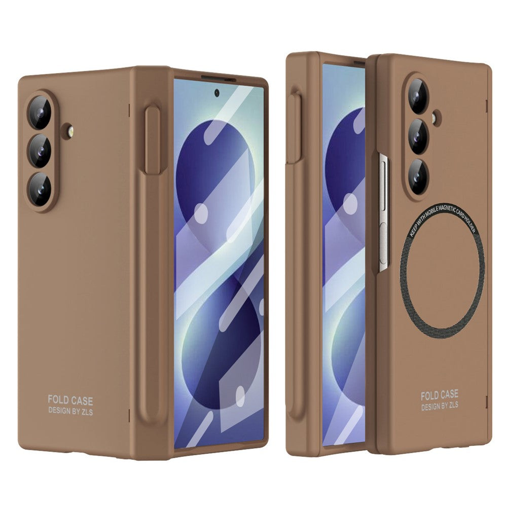 For Samsung Galaxy Z Fold8 Ultra Magnetic Case All-inclusive Shockproof Protective Cover with Tempered Glass Film / Stylus