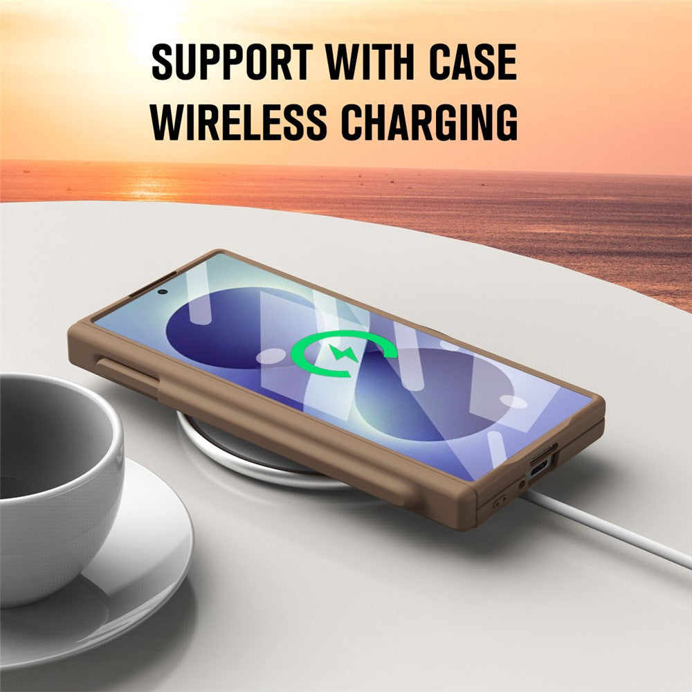For Samsung Galaxy Z Fold8 Ultra Magnetic Case All-inclusive Shockproof Protective Cover with Tempered Glass Film / Stylus