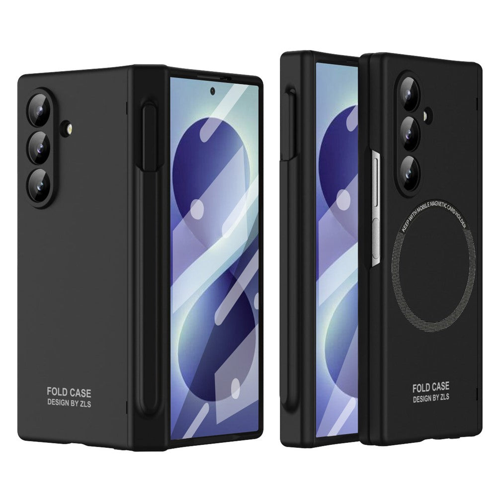 For Samsung Galaxy Z Fold8 Ultra Magnetic Case All-inclusive Shockproof Protective Cover with Tempered Glass Film / Stylus
