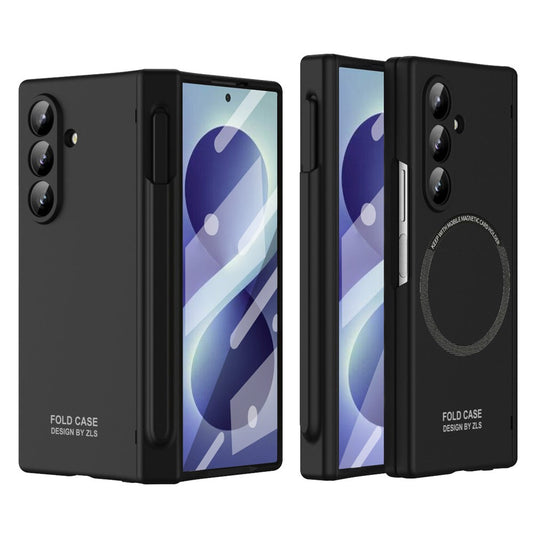 For Samsung Galaxy Z Fold8 Ultra Magnetic Case All-inclusive Shockproof Protective Cover with Tempered Glass Film / Stylus