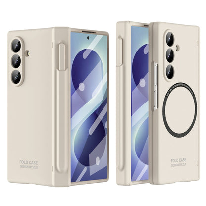 For Samsung Galaxy Z Fold8 Ultra Magnetic Case All-inclusive Shockproof Protective Cover with Tempered Glass Film / Stylus