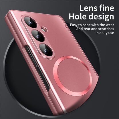 For Samsung Galaxy Z Fold8 Ultra Magnetic Case Electroplated PC Shockproof Protective Cover with Tempered Glass Film