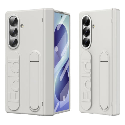 For Samsung Galaxy Z Fold8 Ultra Case Kickstand Wristband PC Phone Cover with Tempered Glass Film