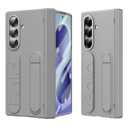 For Samsung Galaxy Z Fold8 Ultra Case Kickstand Wristband PC Phone Cover with Tempered Glass Film