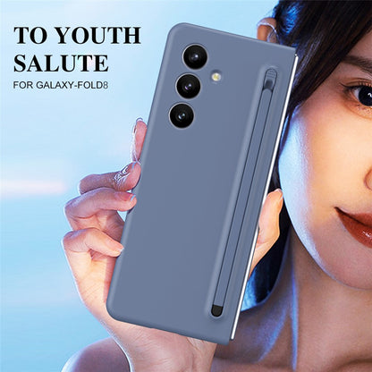 For Samsung Galaxy Z Fold8 Ultra Case PC Phone Cover with Stylus / Tempered Glass Film