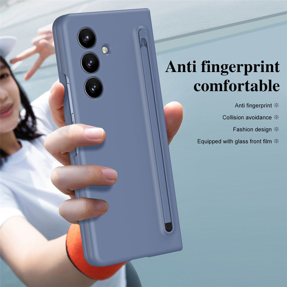 For Samsung Galaxy Z Fold8 Ultra Case PC Phone Cover with Stylus / Tempered Glass Film