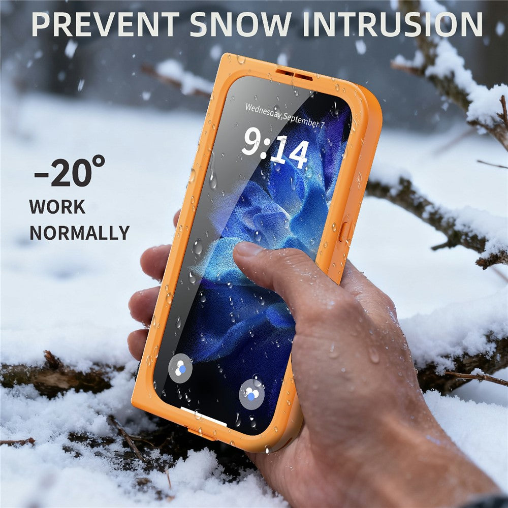SHELLBOX for iPhone 17 Waterproof Case IP68 2m Shockproof Phone Cover with Strap