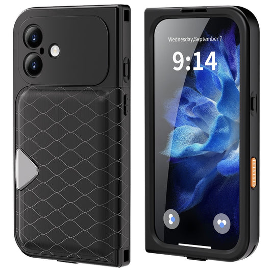 SHELLBOX for iPhone 17 Waterproof Case IP68 2m Shockproof Phone Cover with Strap